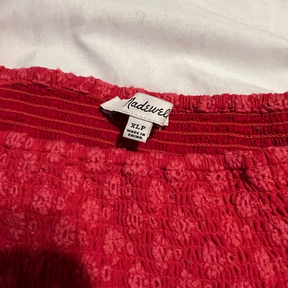 Madewell red dress sundress size xl petite - Picture 2 of 4